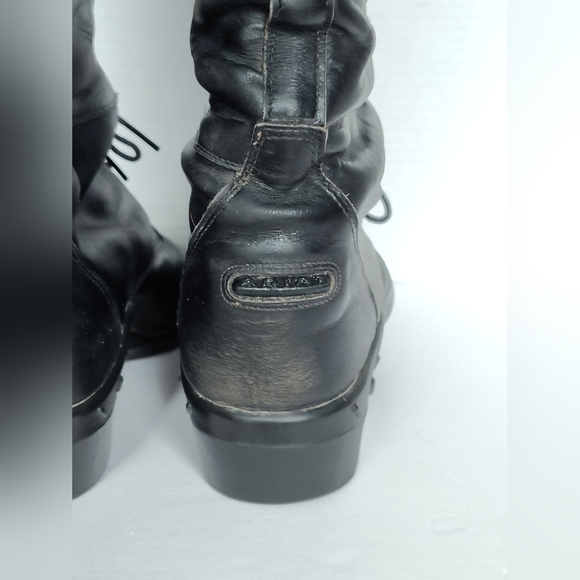 Ariat Equestrian Riding Boots 9.5 Tall Height Full Calf Black ATS Equipped Boots - Picture 7 of 17